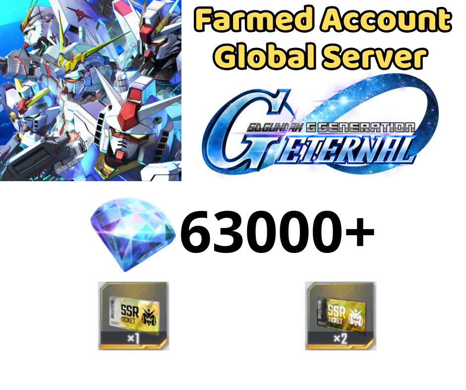 [GLOBAL] SD Gundam G Generation ETERNAL 63K+ Gem